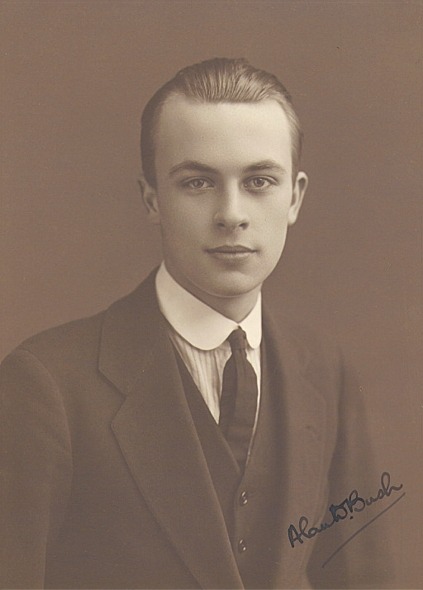 Alan Bush, aged about 18